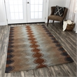 Alora Decor Pueblo 8' x 10' Tribal Multi/Gray/Rust/Khaki/Lt. Brown Area Rug