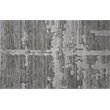 Alora Decor Radiant 5' x 8' Abstract Gray/Lt. Gray Hybrid Area Rug