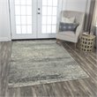 Alora Decor Radiant 10' x 13' Abstract Gray/Ivory Hybrid Area Rug