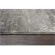 Alora Decor Radiant 8' x 10' Abstract Gray/Ivory Hybrid Area Rug