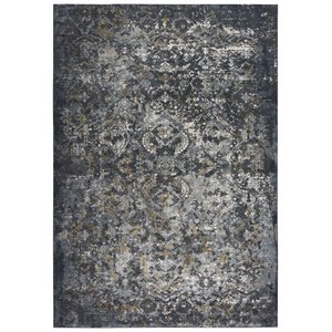 Alora Decor Spring 8'6&quot x 11'10&quot Gray/Dk. Gray/Gray/Brown/Black Power-Loomed Rug