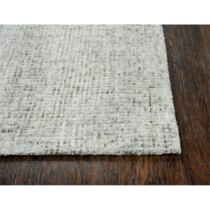 Alora Decor Storm 8' x 11' Tweed Lt. Gray/Beige Hand-Tufted Area Rug