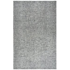 alora decor storm 8' x 11' tweed dk gray/beige hand-tufted area rug