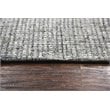 Alora Decor Storm 3' x 5' Tweed Dk Gray/Beige Hand-Tufted Area Rug
