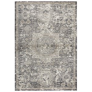 Alora Decor Swagger 3'3&quot x 5'3&quot Distress Gray/Natural/Tan/Dk Gray Area Rug
