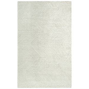 Alora Decor Trace 7'6&quot x 9'6&quot Geometric Gray/Ivory Power-Loomed Area Rug