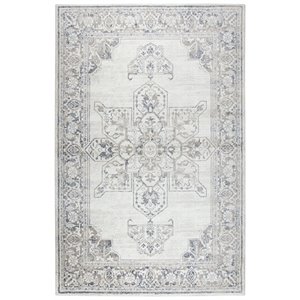 Alora Decor Swagger 5'3&quotx7'6&quot Motif Distress Natural/Beige/Gray Area Rug