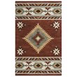 Alora Decor Ryder 8' x 10' Tribal Rust/Khaki/Navy/Sage Hand-Tufted Area Rug