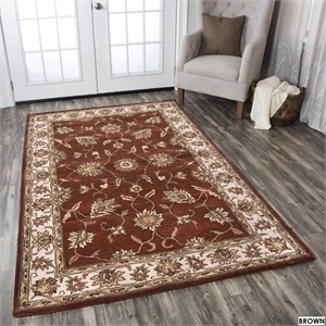 Alora Decor Sareena 2'6&quot x 8' Border Rust/Taupe/Sage/Tan/Khaki Area Rug