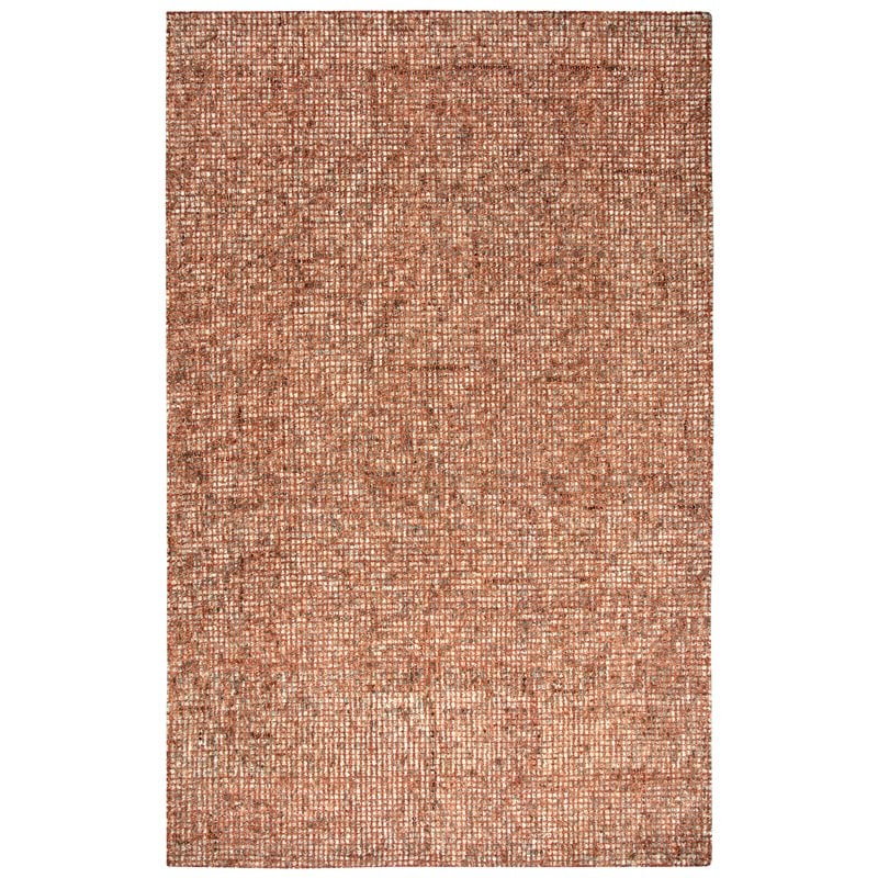 Alora Decor Storm 3' x 5' Tweed Red/Beige Hand-Tufted Area Rug