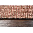 Alora Decor Storm 5' x 8' Tweed Red/Beige Hand-Tufted Area Rug