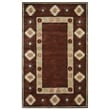 Alora Decor Ryder 5' x 8' Tribal Burgundy/Tan/Rust/Navy/Sage Area Rug