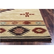 Alora Decor Ryder 5' x 8' Tribal Burgundy/Tan/Sage/Navy Hand-Tufted Area Rug
