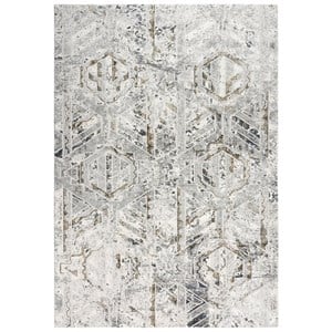 Alora Decor Spring 8'6&quot x 11'10&quot Stone/Beige/Gray/White/Brown Power-Loomed Rug