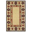 Alora Decor Ryder 3' x 5' Tribal Tan/Sage/Navy/Burgundy Hand-Tufted Area Rug