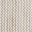 Alora Decor Harlem 3' x 5' Chevron Natural/Gray/Rust/Blue Hand-Woven Area Rug