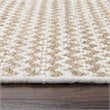 Alora Decor Harlem 3' x 5' Chevron Natural/Gray/Rust/Blue Hand-Woven Area Rug
