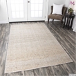 Alora Decor Harlem 3' x 5' Chevron Natural/Gray/Rust/Blue Hand-Woven Area Rug