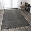 Alora Decor Harlem 3' x 5' Pattern Black/Gray/Rust/Blue Hand-Woven Area Rug