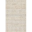 Alora Decor Harlem 5' x 8' Chevron Natural/Gray/Rust/Blue Hand-Woven Area Rug