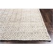 Alora Decor Harlem 5' x 8' Pattern Natural/Gray/Rust/Blue Hand-Woven Area Rug