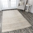 Alora Decor Harlem 8' x 10' Chevron Natural/Gray/Rust/Blue Hand-Woven Area Rug