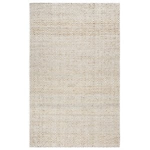 Alora Decor Harlem 8' x 10' Chevron Natural/Gray/Rust/Blue Hand-Woven Area Rug
