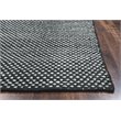 Alora Decor Harlem 8' x 10' Pattern Black/Gray/Rust/Blue Hand-Woven Area Rug