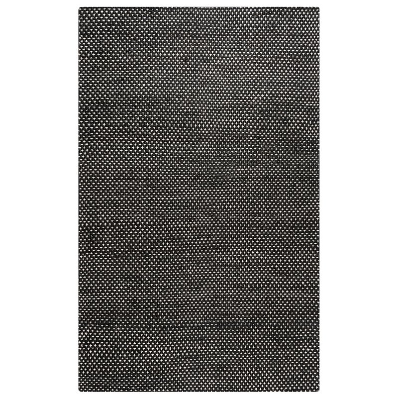 Alora Decor Harlem 8' x 10' Pattern Black/Gray/Rust/Blue Hand-Woven Area Rug
