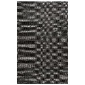 alora decor harlem 8' x 10' pattern black/gray/rust/blue hand-woven area rug
