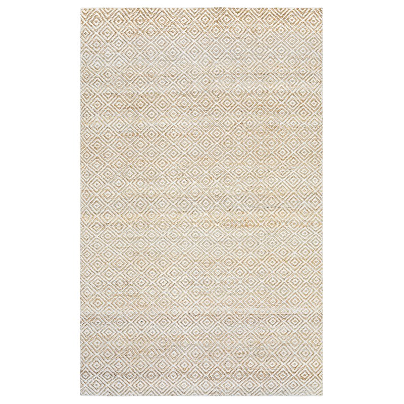 Alora Decor Harlem 8' x 10' Pattern Natural/Gray/Rust/Blue Hand-Woven Area Rug