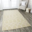 Alora Decor Berlin 5' x 8' Trellis Beige/Gray/Rust/Blue Hand-Tufted Area Rug