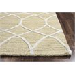 Alora Decor Berlin 5' x 8' Trellis Beige/Gray/Rust/Blue Hand-Tufted Area Rug