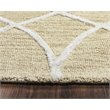 Alora Decor Berlin 5' x 8' Trellis Beige/Gray/Rust/Blue Hand-Tufted Area Rug