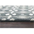 Alora Decor Holland 10' Round Print Grey/Beige Hand-Tufted Area Rug