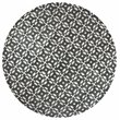 Alora Decor Holland 10' Round Print Grey/Beige Hand-Tufted Area Rug