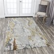 Alora Decor Lapis 9' x 12' Gray/Medium Gray/Lt. Gray/Lt. Green Area Rug