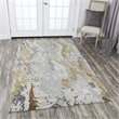 Alora Decor Lapis 10' x 13' Gray/Medium Gray/Lt. Gray/Lt. Green Hand-Tufted Rug