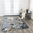 Alora Decor Lapis 10' x 13' Gray/Dk Gray/Teal/Antic Gold/Beige Hand-Tufted Rug
