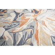 Alora Decor Lapis 10' x 13' Floral Blue/Gray/Beige/Orange Hand-Tufted Rug