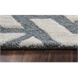 Alora Decor Berlin 9' x 12' Off White Gray Rust Blue Hand-Tufted Area Rug