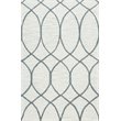 Alora Decor Berlin 10' Round Trellis Khaki/Gray/Rust/Blue Hand-Tufted Area Rug