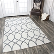Alora Decor Berlin 9' x 12' Trellis Beige/Gray/Rust/Blue Hand-Tufted Area Rug