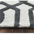 Alora Decor Berlin 10' x 14' Trellis Grey/Gray/Rust/Blue Hand-Tufted Area Rug