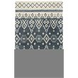 Alora Decor Lavine 10' x 13' Tribal Motif Natural/Gray/Dk Blue/Blue Area Rug