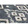 Alora Decor Lavine 9' x 12' Tribal Motif Natural/Gray/Dk Blue/Blue Area Rug