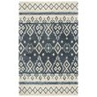 Alora Decor Lavine 9' x 12' Tribal Motif Natural/Gray/Dk Blue/Blue Area Rug