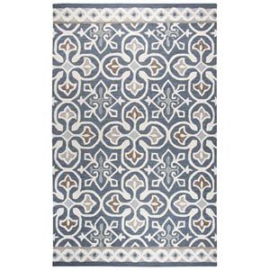 Alora Decor Lavine 10' x 13' Blue/Gray/Natural/Taupe/Gray Hand-Tufted Rug
