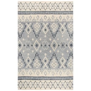 Alora Decor Lavine 10' x 13' Tribal Motif Natural/Gray/Dk Gray Area Rug