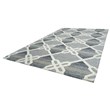 Alora Decor Berlin 9' x 12' Trellis Blue/Gray/Rust/Blue Hand-Tufted Area Rug